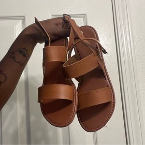 Brown sandals
